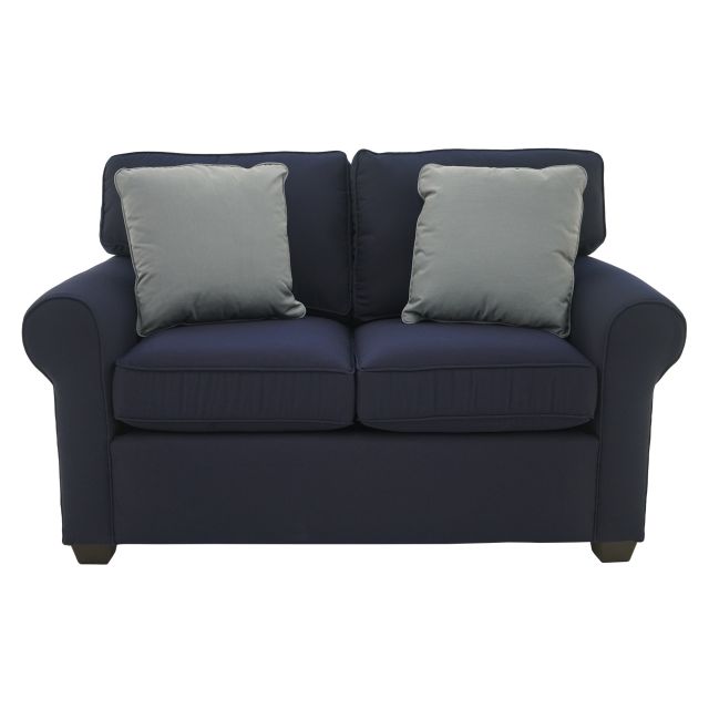 Navy loveseat sleeper top