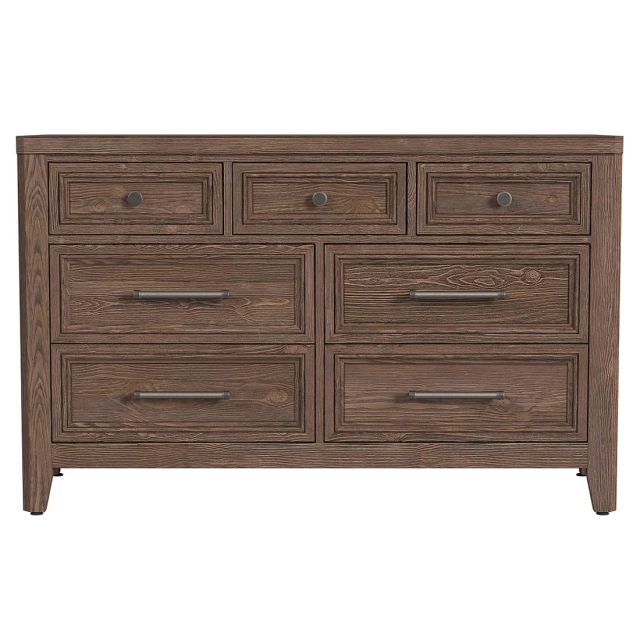 brown childs white dresser Child Craft Soho 3 Drawer Dresser