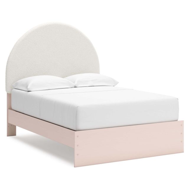 Wistenpine Platform Bed - Blush Wistenpine Platform Bed - Blush