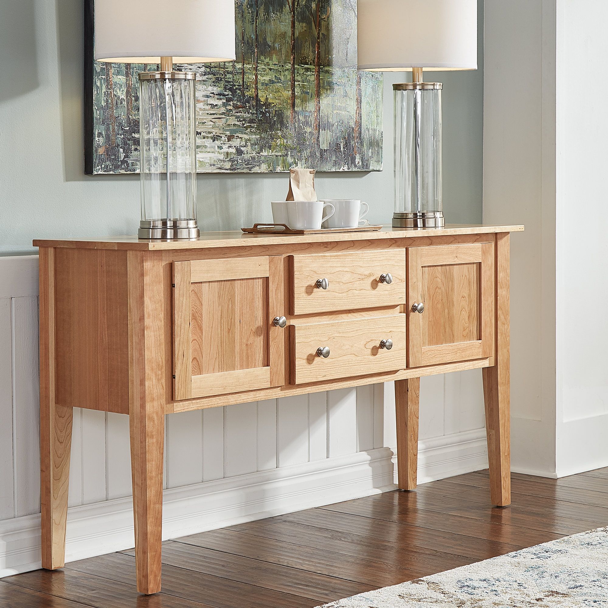 Amish Natural Cherry Dining Room Sideboard