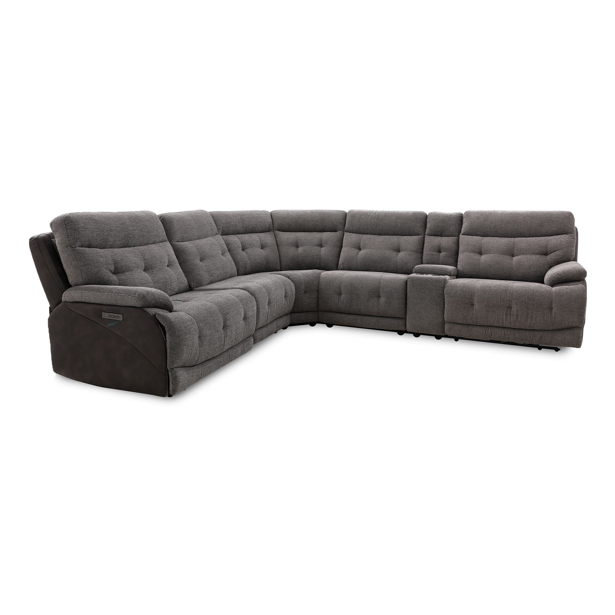 Power Headrest Reclining Sectional