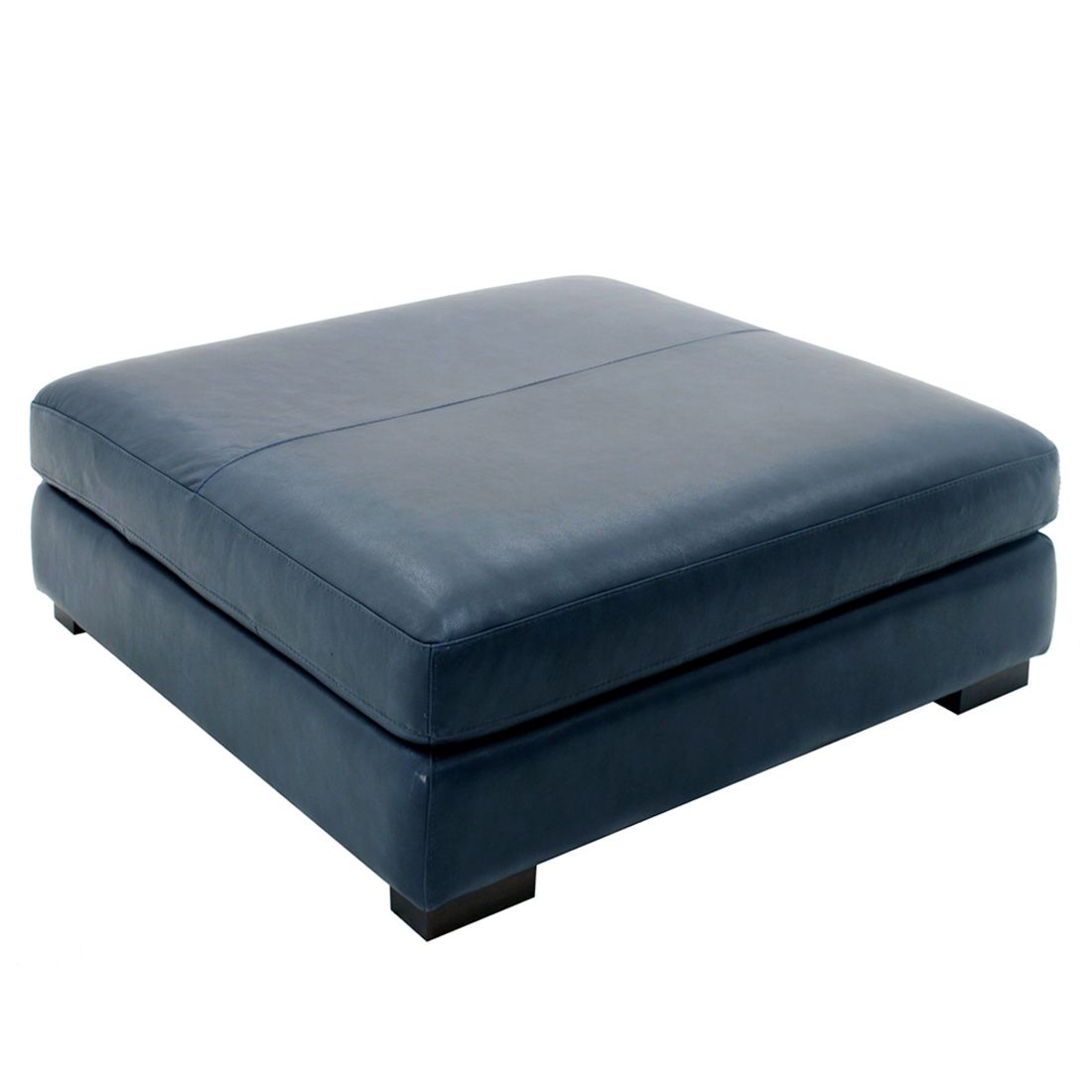 Buy Caruso Admiral Blue Square Ottoman Online at Bernie & Phyl's