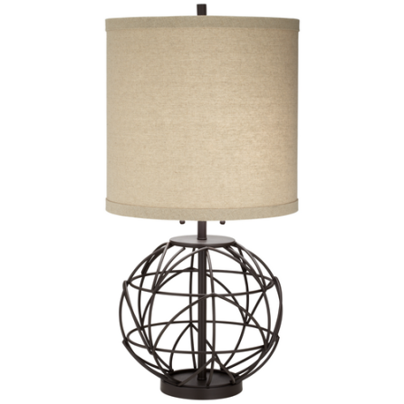 Alloy Globe Table Lamp
