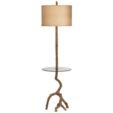 Beachwood Floor Lamp with Table