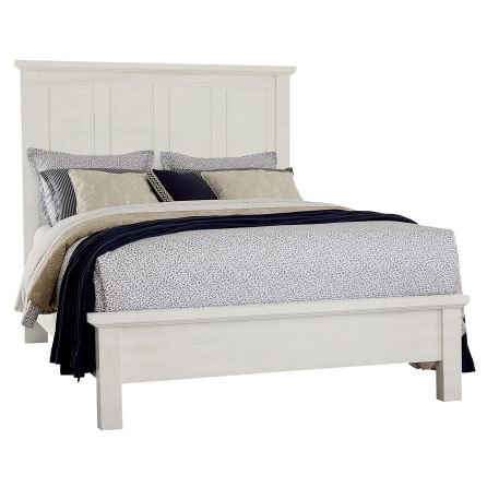 Maple Road White/Natural Mansion Bed