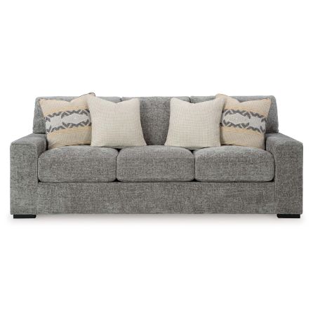 Front view of Dunmor Graphite Sofa