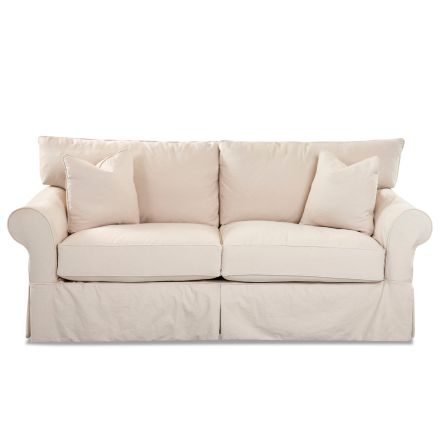 Front view of Jenny Slipcover Sofa
