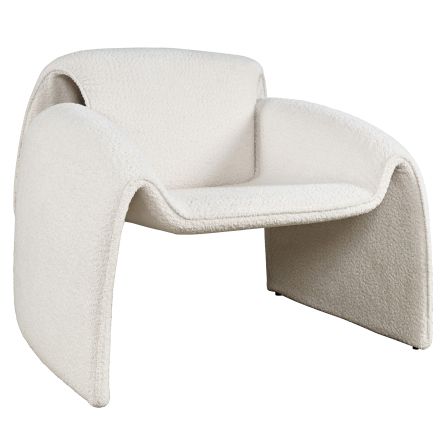 Front view of Dolce Natural Accent chair