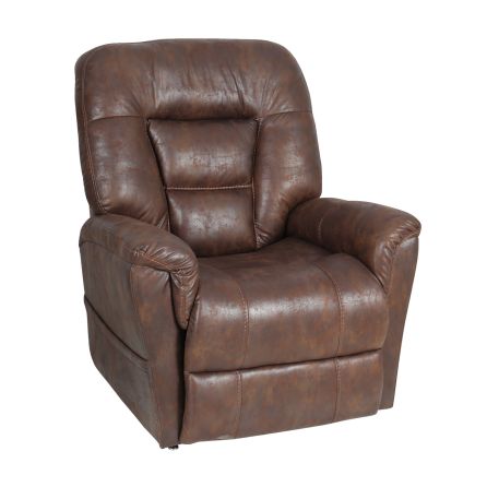 Astroglide Brown Medical Power Lift Recliner with Heat and Massage