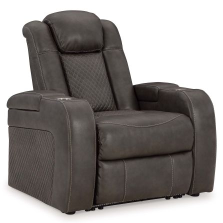 Front view of Fyne-Dyme Shadow Power Headrest Recliner