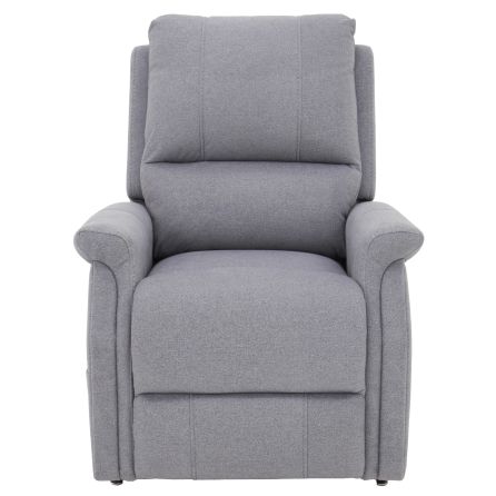 Grafton Gray Power Lift Recliner with Heat and Massage