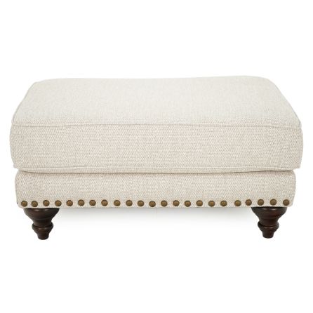 Front view of Rosalie ottoman
