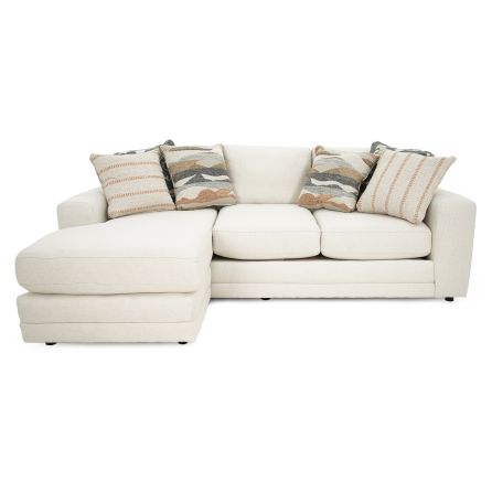 Front view of Mission sofa chaise