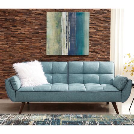 Skylar Turquoise Blue Sofa Bed