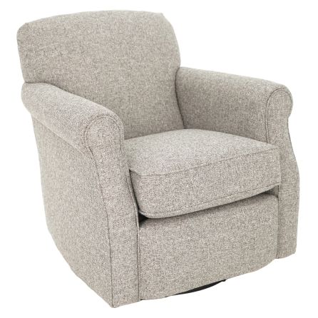 Side view of Bond Swivel Accent Chair