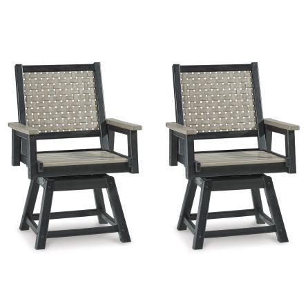 Mount Valley Set of 2 Swivel Chairs