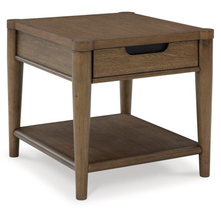 Front view of Roanhowe end table