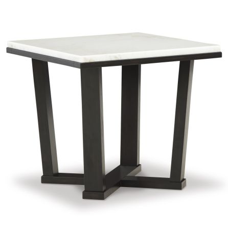 Fostead Marble Square End Table