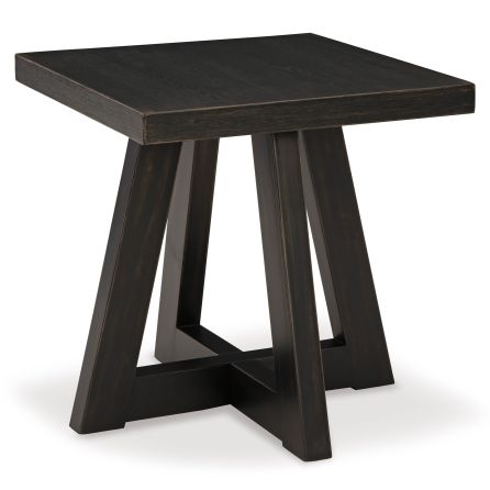 Front view of Galliden Square End Table