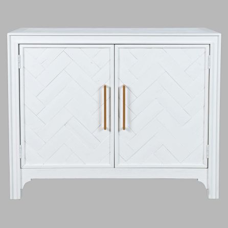 Gramercy White 2 Door Accent Cabinet