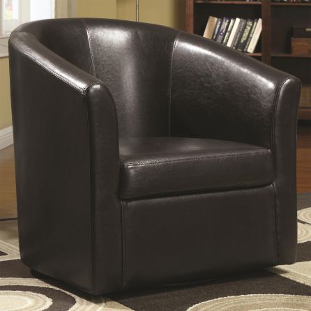 Dark Brown Swivel Chair