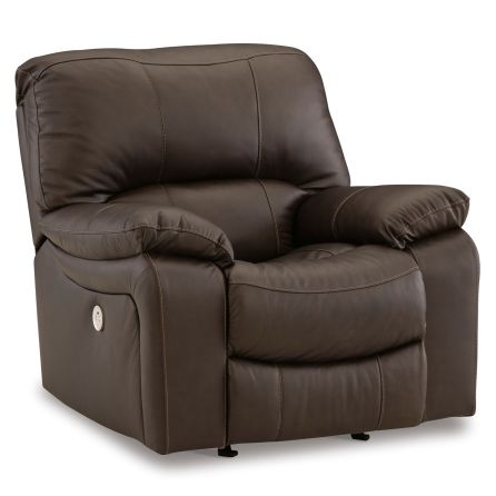 Side view of Leesworth power recliner