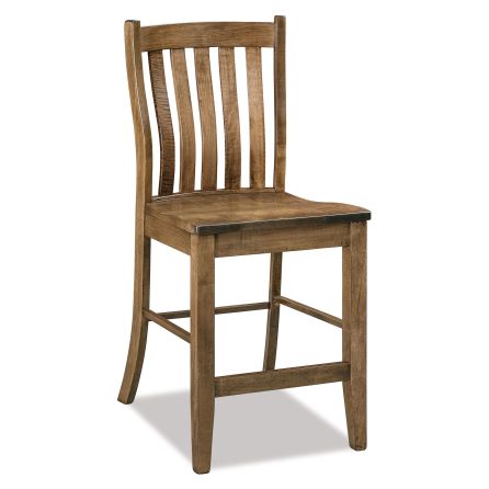 Front view of Bark Colton Counter Stool