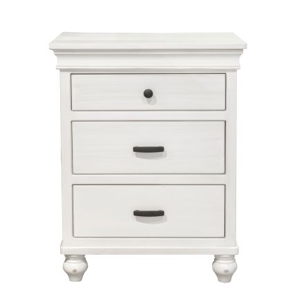 Cottage Pearl White Nightstand
