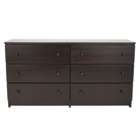 Front view of Espresso Youth Dresser