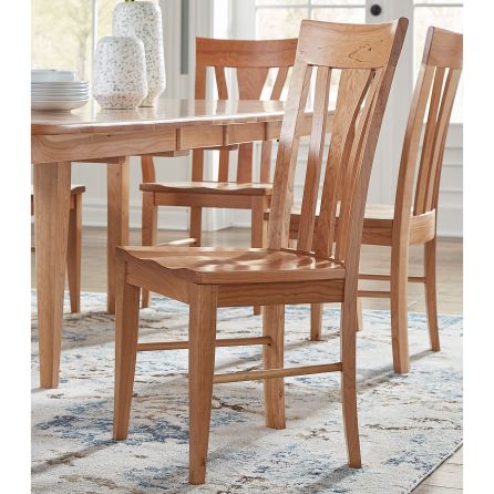 Amish Natural Cherry Dining Room Side Chair