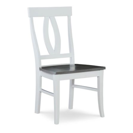 Cosmopolitan Heather Gray/White Verona Side Chair