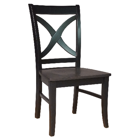 Cosmopolitan Coal/Black Dining Room Salerno Side Chair