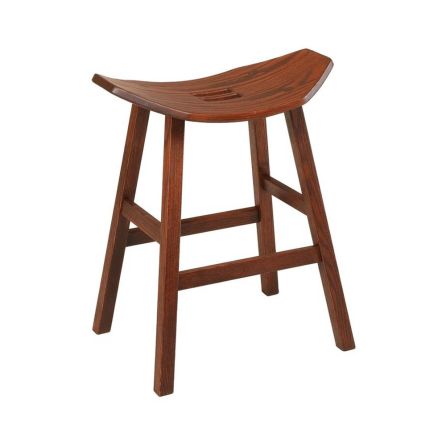 Amish Driftwood Abbey Dinette Cowboy Mission 24" Stool