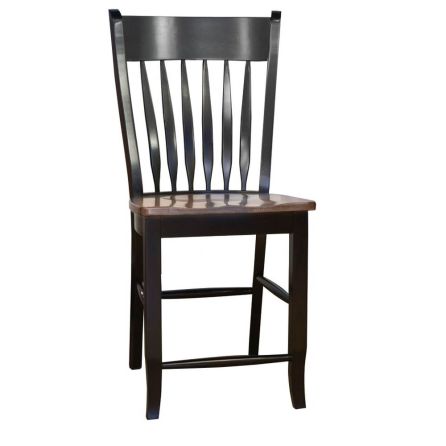 Amish Driftwood Abbey Dinette 24" Buckeye Counter Stool