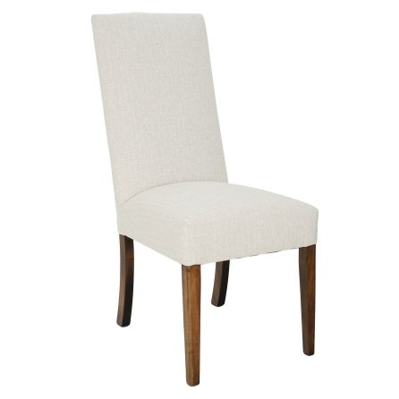Front view of Maple Earthtone Parson Chair