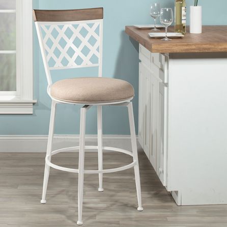 Greenfield White Counter Stool