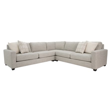Front view of Amelia 3 Piece Sectional