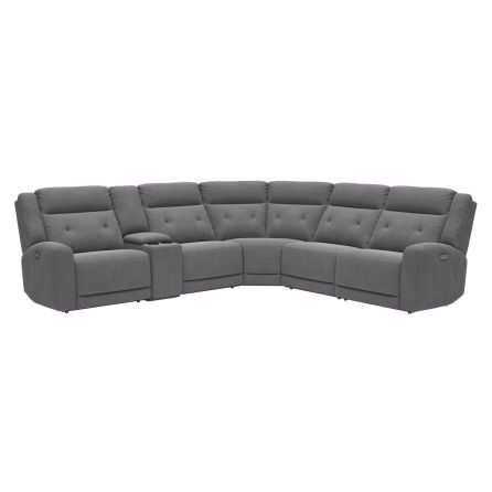 Front view of Mindy 6 piece sectional