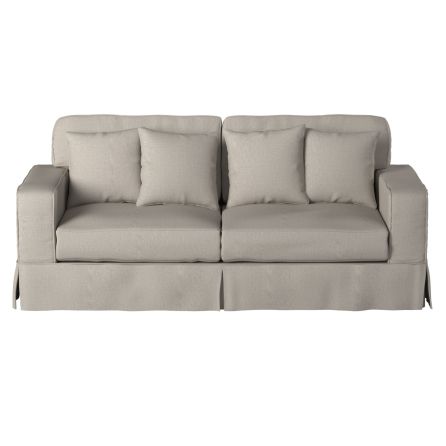 Americana Gray Slipcover Sofa
