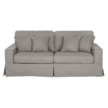 Americana Slate Slipcover Sofa