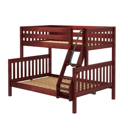 Maxtrix Chestnut Twin Over Full Bunk Bed