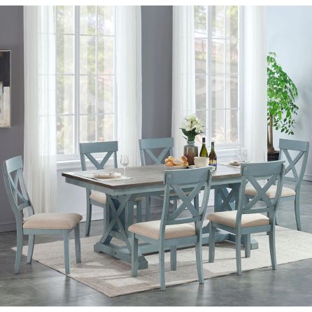 Bar Harbor 7 Piece Dining Set (Table with 6 Side Chairs)