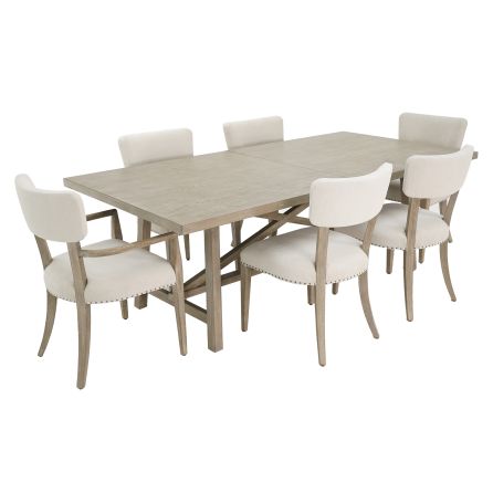 Front view of Albion 7 Piece Dining Set