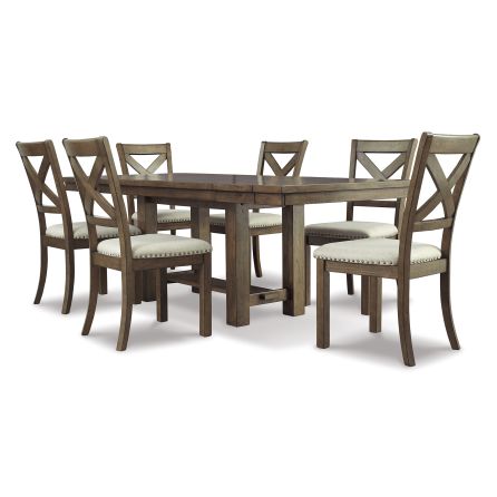 Moriville 7 Piece Dining Set (Table with 6 Side Chairs)