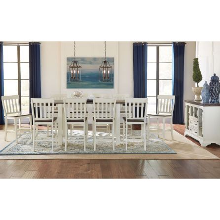 Mariposa 11 Piece Dining Set (Gathering Table with 10 Stools)