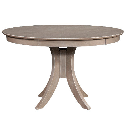 Cosmopolitan Weathered Grey Dining Room Pedestal Table 48" Round x 30" H 