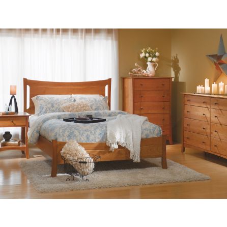 Armstrong Natural Cherry Panel Bed