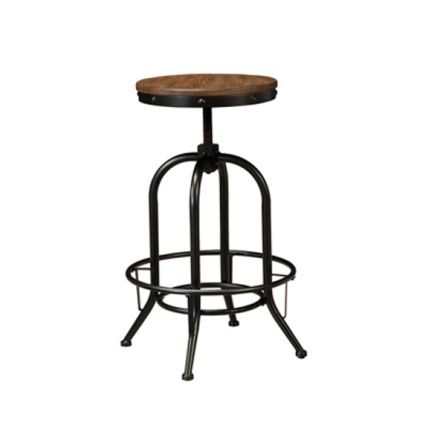 Pinnadel Tall Swivel Stool - Light Brown - (Set of 2) - D542-230 by Ashley Furniture Signature Design