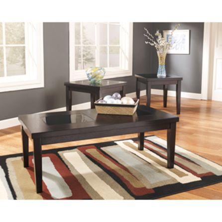 Denja Occasional Table Set - Dark Brown - (Set of 3) - T281-13 by Ashley Furniture Signature Design