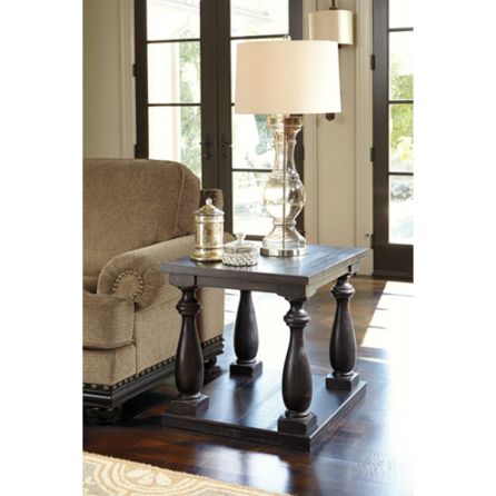 Mallacar Rectangular End Table - Black - (Set of 1) - T880-3 by Ashley Furniture Signature Design